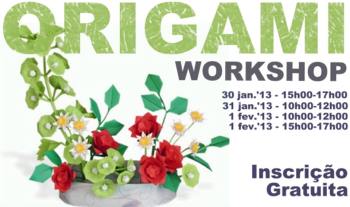 Workshop de Origami - dobragens de papel