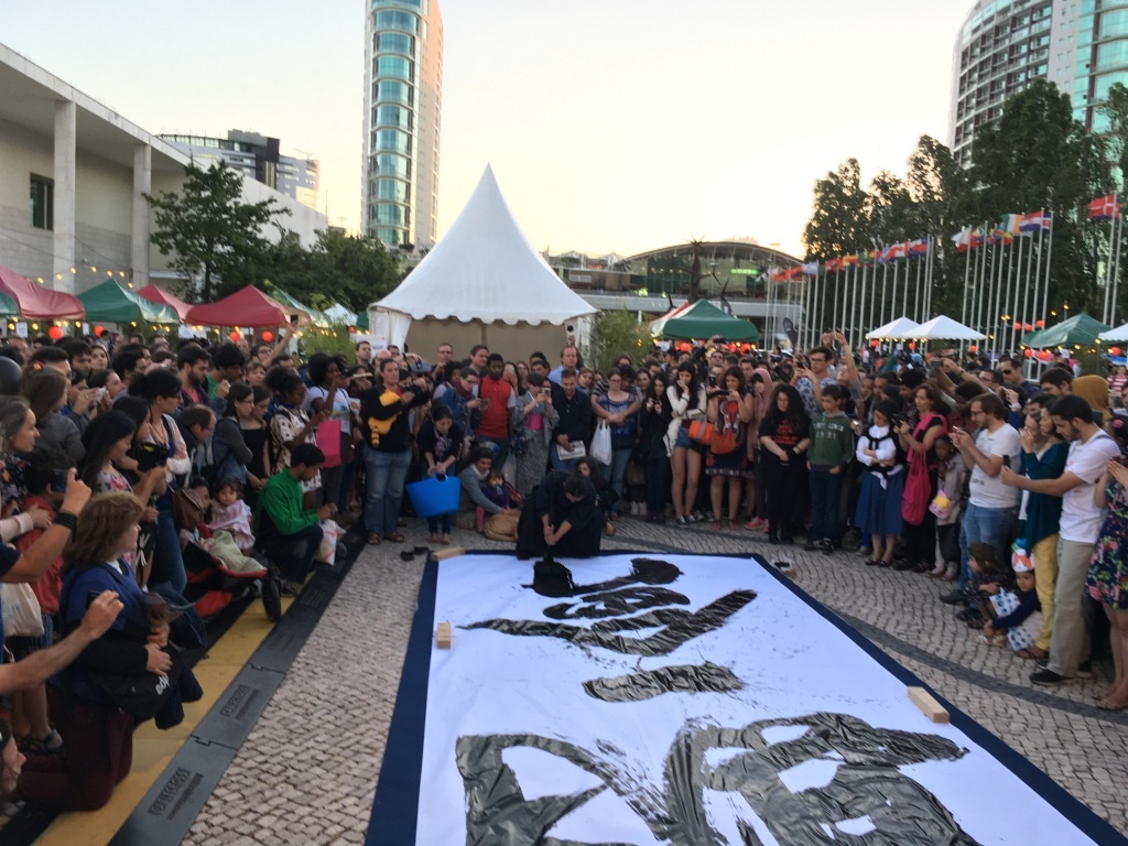 Demosntração de Caligrafia
