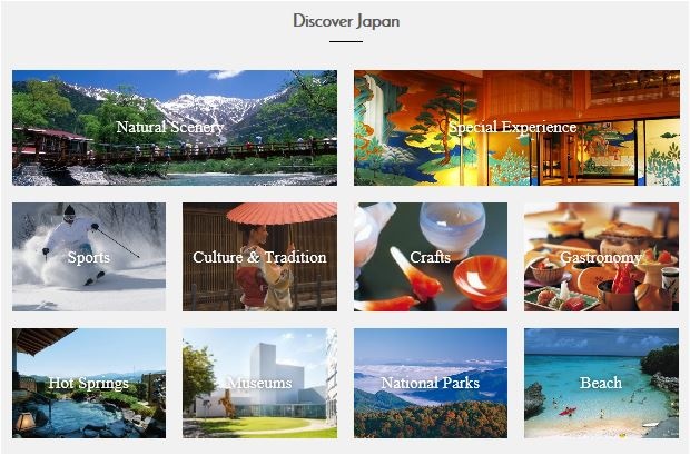 Seu guia do Japão - Organização Nacional de Turismo Japonês