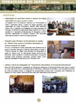 Newsletter da Embaixada do Japão - Outubro | 2011